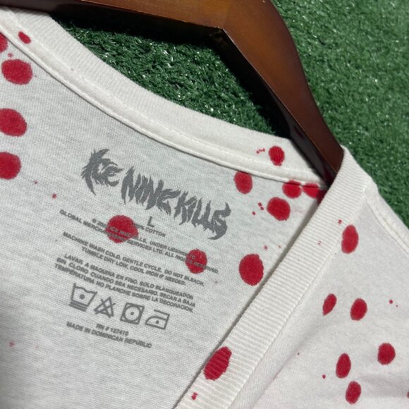 Ice Nine Kills Tie Dye Tee White Red L - Picture 3 of 4